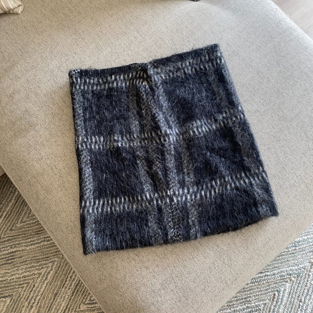Forever 21 Fuzzy Winter Skirt - Plaid
